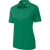 Custom Sport-Tek Womens Posi-UV Pro Polo. Kelly Green