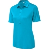 Custom Sport-Tek Womens Posi-UV Pro Polo. Sapphire Blue