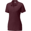 Custom Sport-Tek Womens PosiCharge Competitor Polo. Maroon Red