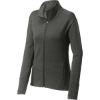 Custom Sport-Tek Womens Sport-Wick Flex Fleece Full-Zip. Dark Gray Heather