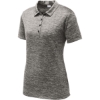 Custom Sport-Tek Womens PosiCharge Electric Heather Polo. Black Electric