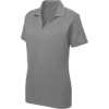 Custom Sport-Tek Womens PosiCharge RacerMesh Polo. Grey Heather