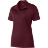 Custom Sport-Tek Womens Micropique Sport-Wick Polo. Maroon Red