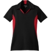 Custom Sport-Tek Womens Side Blocked Micropique Sport-Wick Polo. Black/True Red