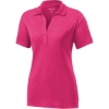 Custom Sport-Tek Womens Heather Contender Polo. Pink Raspberry Heather