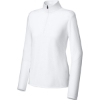 Custom Sport-Tek Womens Micropique Sport-Wick 1/4-Zip White