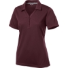 Custom Sport-Tek Womens PosiCharge Micro-Mesh Polo. Maroon Red