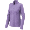 Custom Sport-Tek Womens Exchange 1.5 Long Sleeve 1/2-Zip Hyacinth Hthr