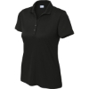 Custom Sport-Tek Womens PosiCharge Re-Compete Polo Black