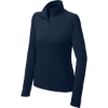 Custom Sport-Tek Womens Sport-Wick Stretch 1/4-Zip Pullover. True Navy Blue