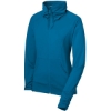 Custom Sport-Tek Womens Sport-Wick Stretch Full-Zip Jacket. Peacock Blue