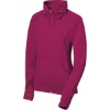 Custom Sport-Tek Womens Sport-Wick Stretch Full-Zip Jacket. Pink Rush
