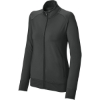 Custom Sport-Tek Womens Sport-Wick Stretch Full-Zip Cadet Jacket CharGrey