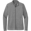 Custom Sport-Tek Womens Sport-Wick Stretch Full-Zip Cadet Jacket CharGreyHt