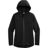 Custom Sport-Tek Womens Circuit Hooded Full-Zip Deep Black