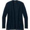 Custom Port Authority Womens Easy Care Open-Front Cardigan Sweater River Blue Navy