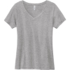 Custom Volunteer Knitwear Womens Daily V-Neck Tee Athletic Heather Gray