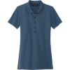 Custom Mercer+Mettle Womens Stretch Heavyweight Pique Polo Insignia Blue