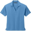 Custom Mercer+Mettle Womens Stretch Jersey Polo Parisian Blue
