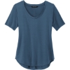 Custom Mercer+Mettle Womens Stretch Jersey Relaxed Scoop Insignia Blue