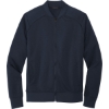 Custom Mercer+Mettle Double-Knit Bomber Night Navy Blue