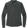 Custom Mercer+Mettle Womens Double-Knit Bomber AnchorGrey
