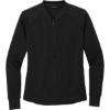 Custom Mercer+Mettle Womens Double-Knit Bomber Deep Black