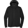 Custom Mercer+Mettle Double-Knit Full-Zip Hoodie Deep Black