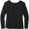 Custom Mercer+Mettle Womens Stretch Drop Shoulder Pullover Deep Black