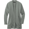 Custom Mercer+Mettle Womens Stretch Open-Front Cardigan GustyGrey