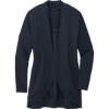 Custom Mercer+Mettle Womens Stretch Open-Front Cardigan Night Navy Blue