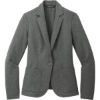 Custom Mercer+Mettle Womens Relaxed Knit Blazer Storm Gray Heather