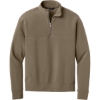 Custom Mercer+Mettle Linear Texture 1/4-Zip Warm Taupe