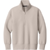 Custom Mercer+Mettle Womens Soft Spacer 1/4-Zip Warm Quartz Beige