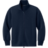 Custom Mercer+Mettle Womens Soft Spacer Full-Zip Night Navy Blue