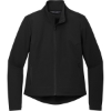 Custom Mercer+Mettle Womens Stretch Soft Shell Jacket Deep Black