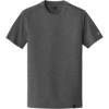 Custom New Era Heritage Blend Crew Tee. Black Heather