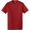 Custom New Era Heritage Blend Crew Tee. Crimson