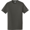 Custom New Era Heritage Blend Crew Tee. Graphite Gray