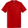 Custom New Era Heritage Blend Crew Tee. Scarlet Red