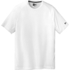 Custom New Era Series Performance Crew Tee. White Solid