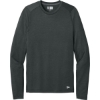Custom New Era Series Performance Long Sleeve Crew Tee. Graphite Gray