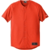 Custom New Era Diamond Era Full-Button Jersey. Deep Orange