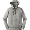 Custom New Era French Terry Pullover Hoodie. Light Graphite Twist Gray