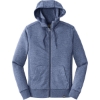 Custom New Era French Terry Full-Zip Hoodie. Dark Royal Twist Blue