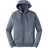 Custom New Era French Terry Full-Zip Hoodie. True Navy Blue Twist