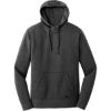 Custom New Era Tri-Blend Fleece Pullover Hoodie. Black Heather