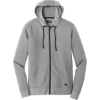 Custom New Era Tri-Blend Fleece Full-Zip Hoodie Shadow Grey He