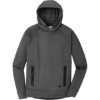 Custom New Era Venue Fleece Pullover Hoodie. Graphite Gray