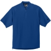 Custom New Era Cage Short Sleeve 1/4-Zip Jacket. Royal Blue